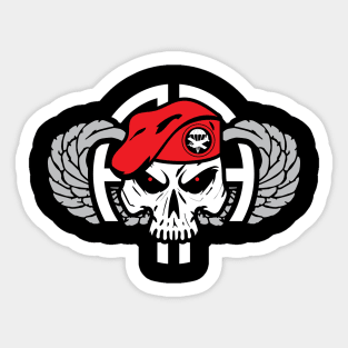 AA Airborne Skull Sticker